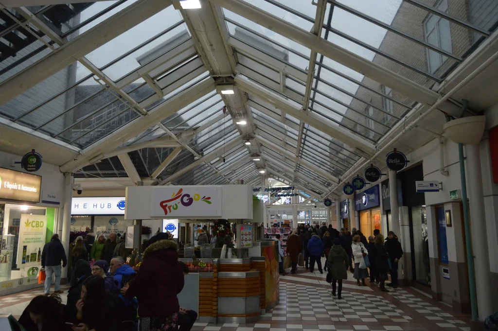 Inside the Mill Gate shopping centre in Bury town centre. Bury East, which takes in the town centre, has the borough's highest claimant rate