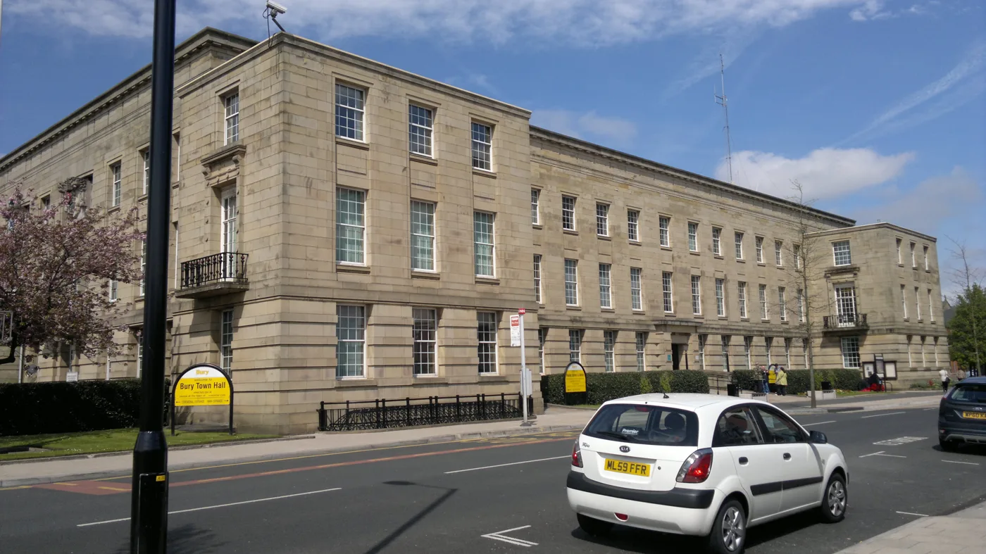 Bury Town Hall on Knowsley Street, where Cabinet and scrutiny meet this week